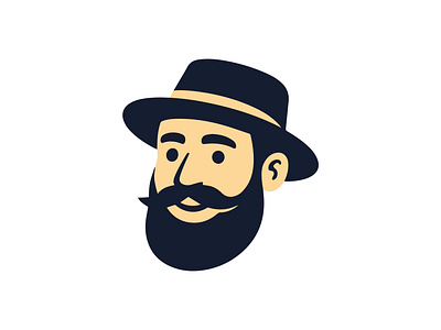 Bearded Man Logo avatarlogo barbershoplogo beardedman biswajitdesigns boldcharacter brandingdesign cleanvector dribbbleart flatdesign haticon hipsterlogo iconicface lifestylebranding logoinspiration masculineidentity minimalillustration moderncowboy outdoorbrand ruggedstyle vectorportrait