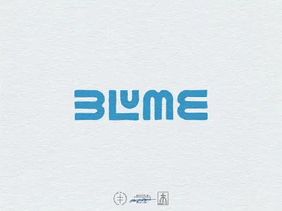 Blume Swimwear Primary Logo brand design brand identity branding branding design hand drawn hand lettering identity design lettering logo logo design logotype minimal retro swimwear type typographic typography vintage visual identity wordmark