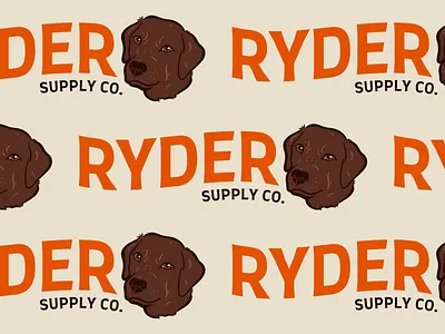 Ryder Supply Co. Branding animal brand branding color company design dog graphic design logo logo design merch side project supply traditional logo