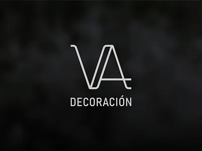 Va Decoración — Modern and Minimalist Branding brand brand identity branding clean design clean logo contemporary deco decoration design graphic design interior design logo logo design logo mark minimalist modern modern logo vector visual identity