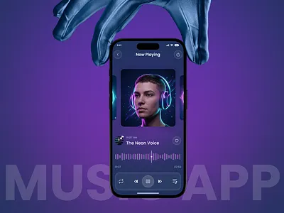 Music-PO – Modern Music Streaming App UI app design app redesign audio experience clean ui creative design figma figma design minimal design minimalui mobile app mobile app design modern app modern interface music app music interface trending design ui ui challenge ui design ui ux