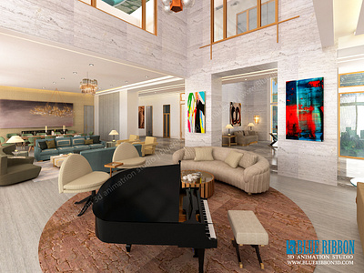 Contemporary style living room 3d rendering 3d animation studio in ahmedabad 3d walkthrough companies 3danimation 3darchitecturalwalkthrough 3dexteriorrendering 3drenderindservices