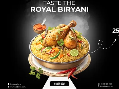 BIRYANI DESIGN biryani biryanilovers brandingdesig designinspiration digitaldesign foodadvertising foodbranding foodcreative fooddesign foodgraphics foodillustration foodmarketing foodphotography foodposter foodpromotion graphicdesigner posterdesign restaurantdesign socialmediadesign spicybiryani