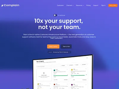 Landing page hero section in Figma landingpage productdesign ui uiux ux uxui website wep