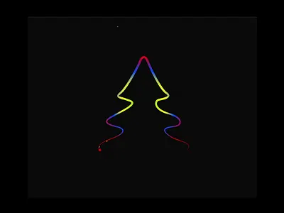 XmasTree with html CSS and JS animation html javascript ui ux