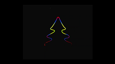 XmasTree with html CSS and JS animation html javascript ui ux
