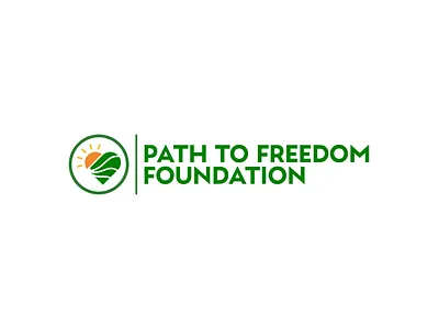 PATH TO FREEDOM FOUNDATION brand identity branding business logo charity logo community logo design flat logo foundation logo graphic design logo ministry logo non profit logo professional logo