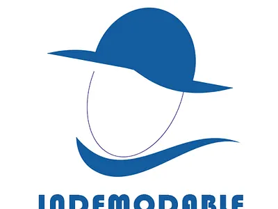 Logo magasin de mode graphic design vector