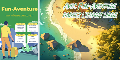 Couverture d'évènements Facebook Tour Opérateur graphic design