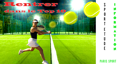 Post paysage Instagram pour un club de tennis graphic design