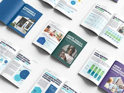 Annual report for Zillow book design data visualization design graphic design infographics layout real estate report typography