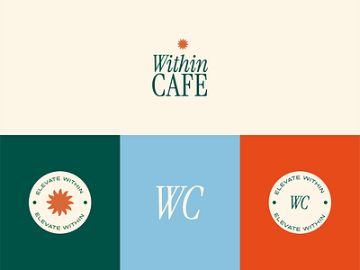 Within Café —Logo Exploration brand design brand identity branding cafe logo graphic design logo logo design visual identity wellness logo