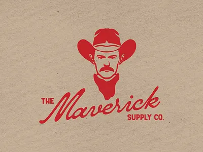 The Maverick Supply Co. Logo design designfeed graphic design illustration logo typography vector