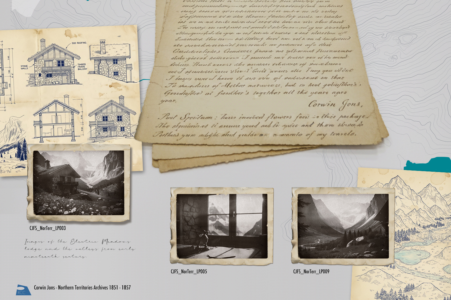 The First Letter adventure corwin jons crampon jon creative direction design drawn from the trail hike illustration map making northern territories thewayfindercompany