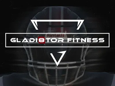 Gladi8tor Fitness Brand Exploration art direction branding creative direction fitness football logo sports