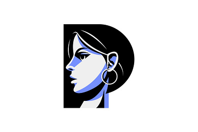 Stylish Short Hair Woman Logo branding business logo clean design contemporary design drawing elegance geometry graphic design illustration logo logoground logomaker ui woman