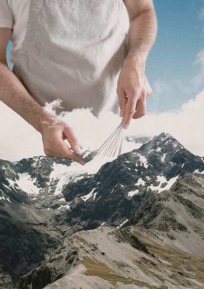 cream mountain album cover book cover collage cover design design digital art graphic design illustration 그래픽디자인 꼴라주 꼴라쥬 콜라주 콜라쥬