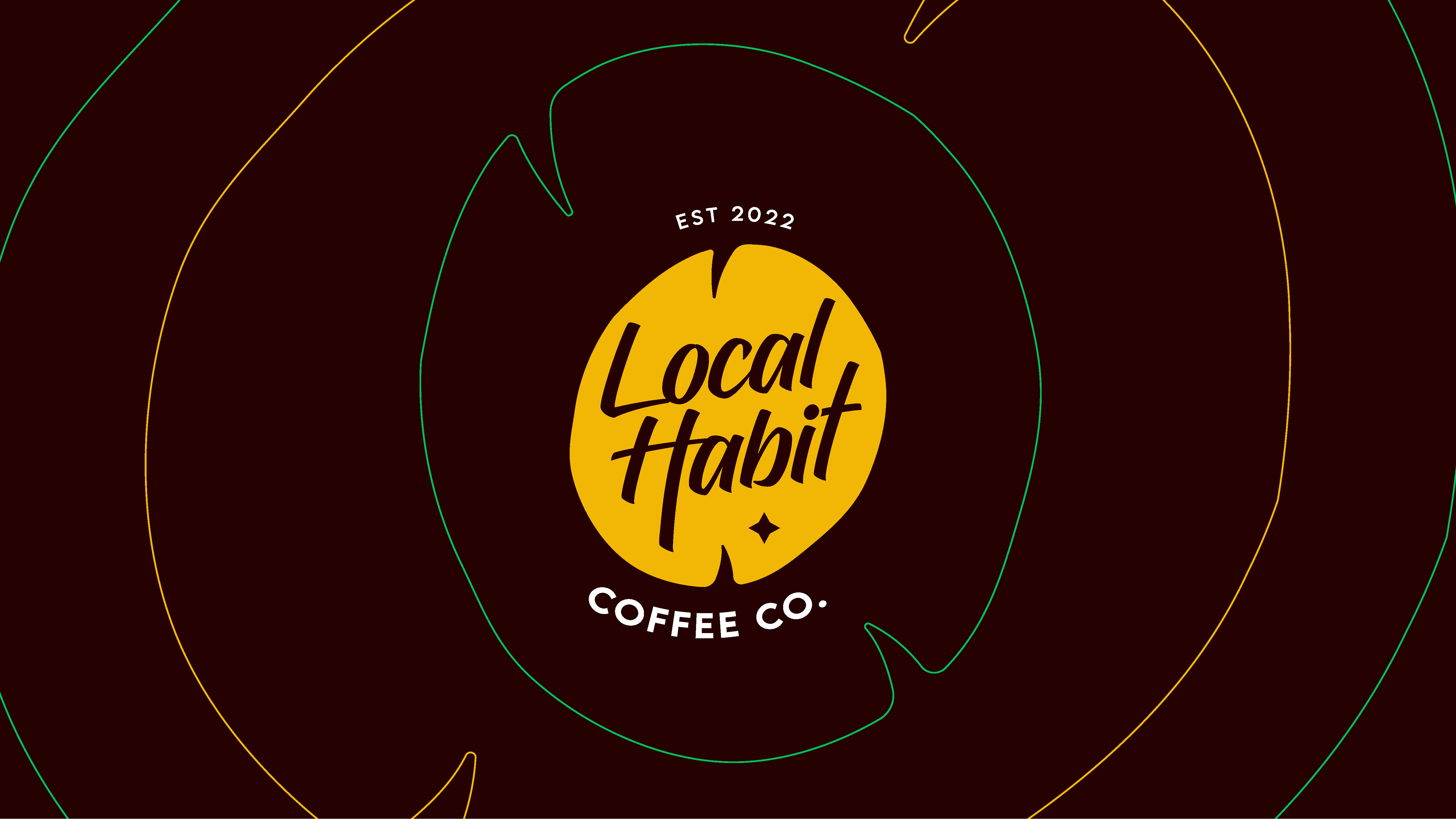 Local Habit — Unused Logo Concept 2 brand development brand identity coffee shop logo concept work creative process design process logo design logo explorations logo variations rejected logos specialty coffee branding third wave coffee unused concepts