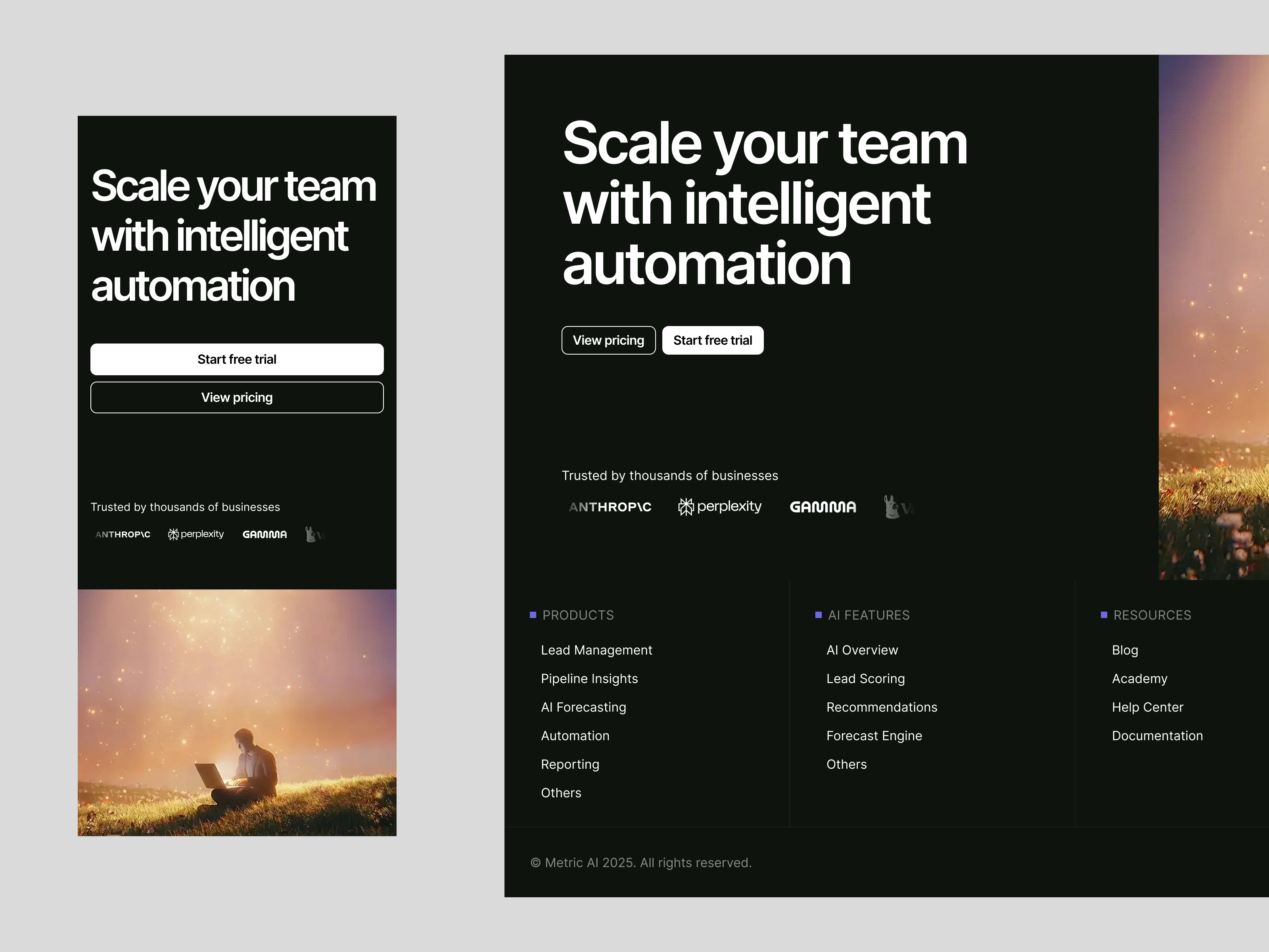 Example of Website Development Only