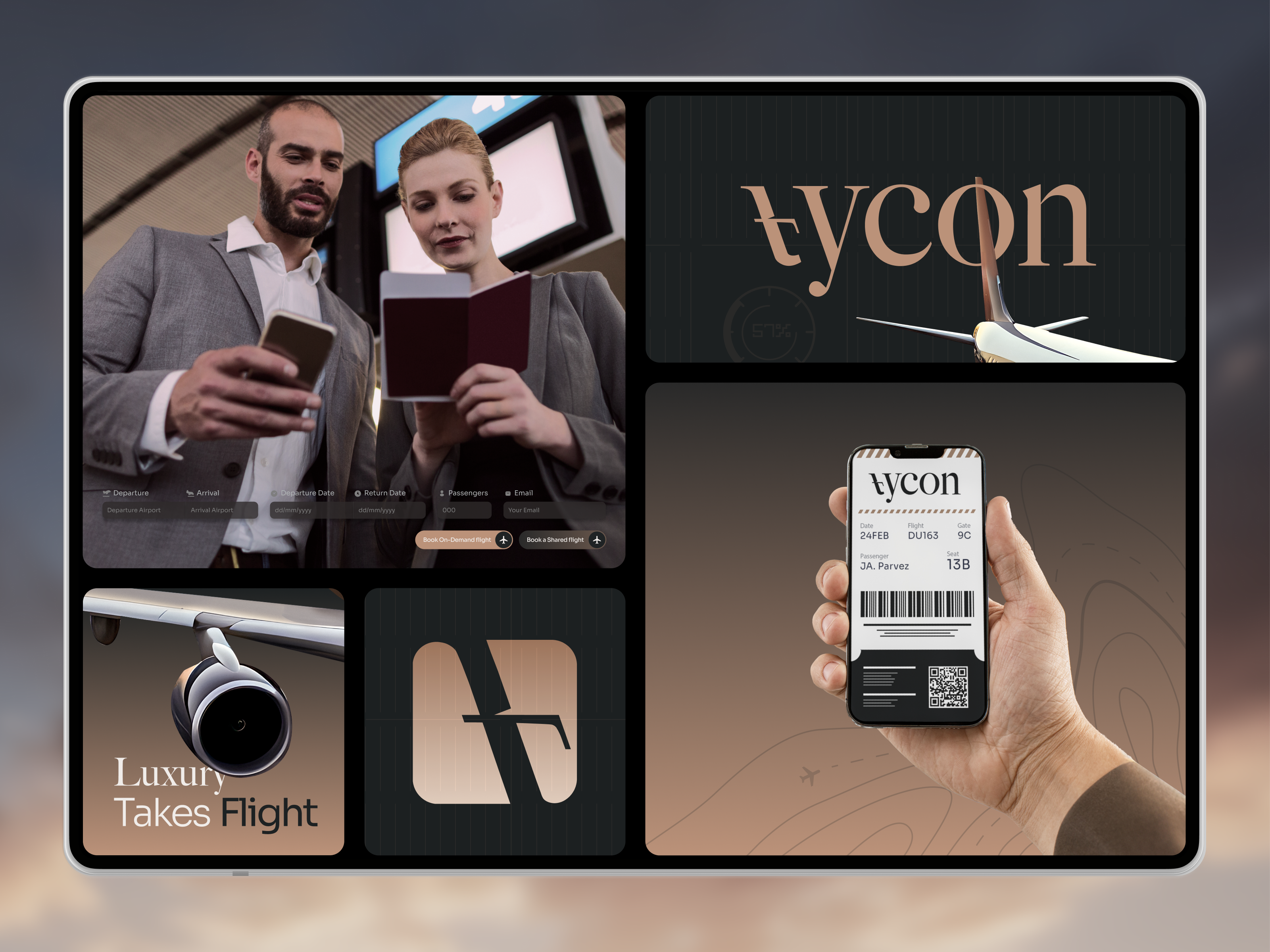 Example of Logo Design | App Icon | 3x Concepts