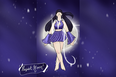 Project MOON: Animatic animatic animation anime branddesign branding clean colorful design graphic design illustration magical girl manga moon oc original character project moon purple sky sparkle stars