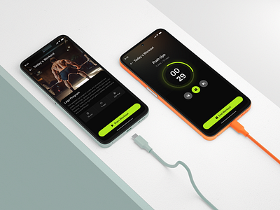 Fitness Mobile App UI Design – Workout Tracking, Analytics app interface product service startup ui ux web
