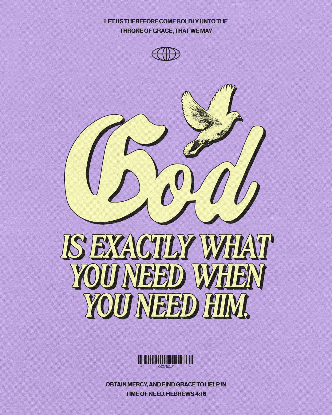 I need God | Christian Poster christian church editorial design god graphic design lettering poster sermon social media type design