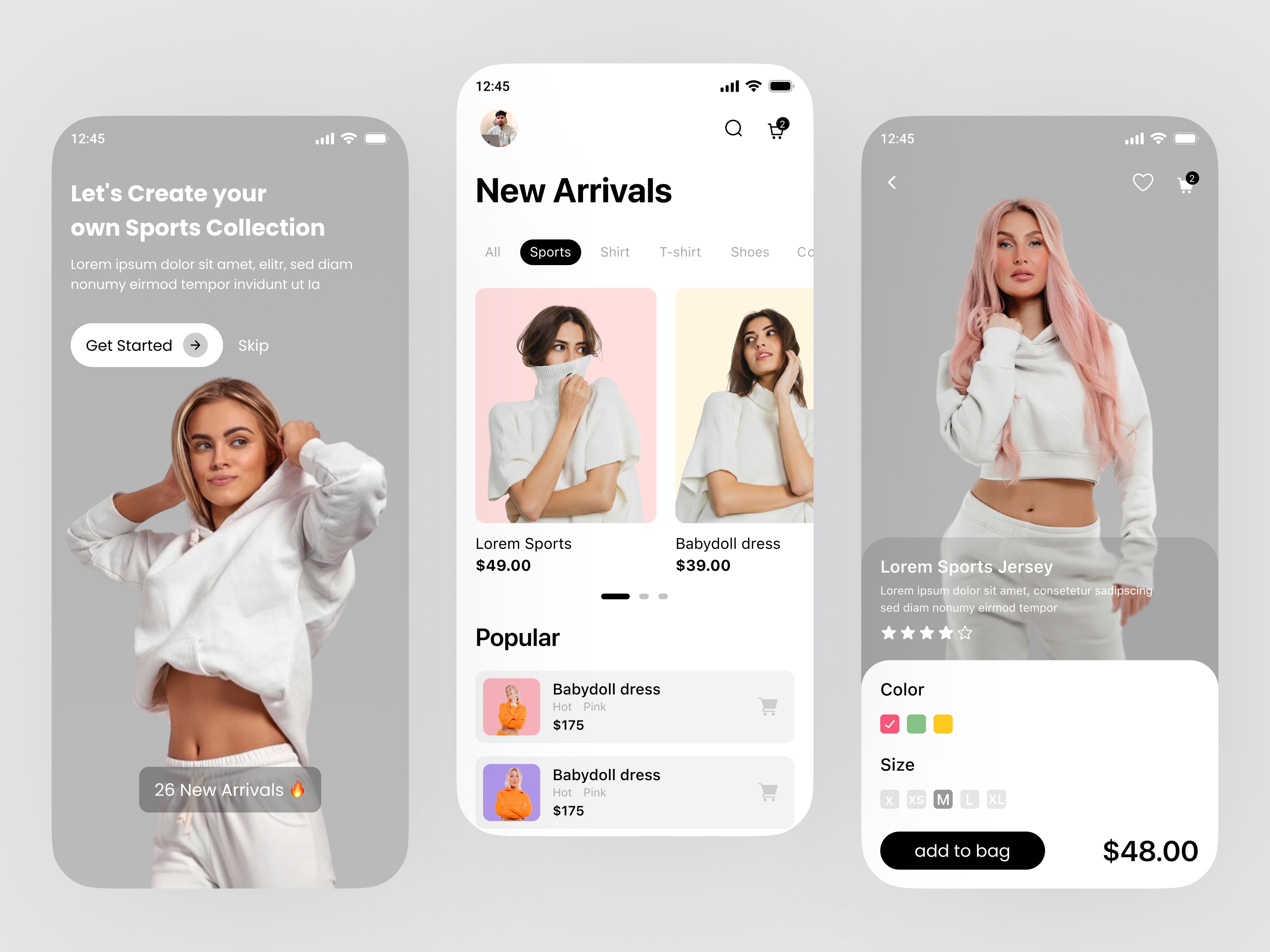 Example of Modern Mobile App UI/UX Design With Figma