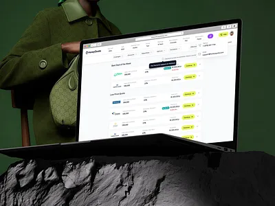 HoneyQuote Insurance Listing & Filters b2b b2c filters insurance insurance comparison listing product design saas ui ui design uiux ux design web application webdesign website website design