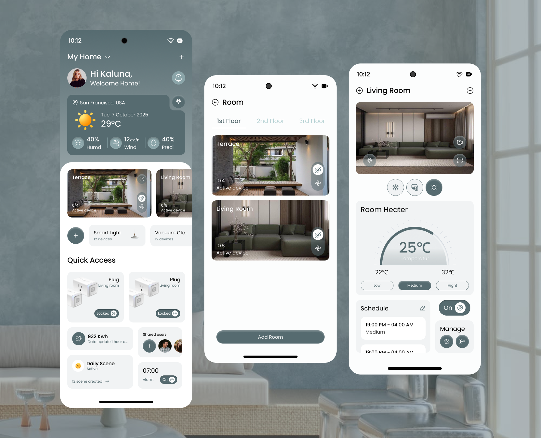 [UI Kit] LUNA : Smart Home Mobile App design full ui kit mobile app popular smart home smart home mobile app smart home ui kit tech trending ui ui kit ui ux design uidesign viral