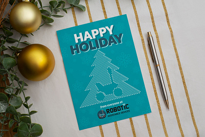 RAD Season Greeting Card branding card card design chritsmas clean corporate creative design graphic design greeting holiday modern new year print professional seasonal card seasonal card design tree xmas