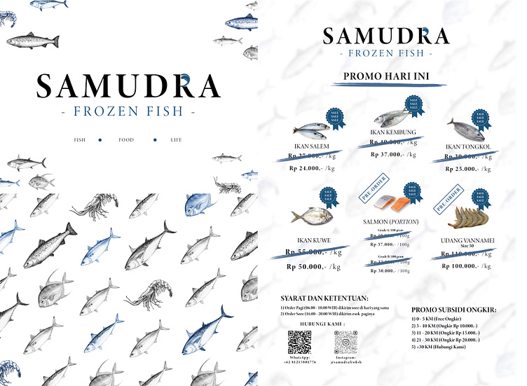 Samudra Frozen Fish Company Branding by Cubikel Art Studio on Dribbble