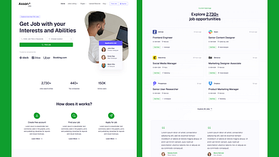 Job Board Landing Page job board job website ui jobs jobs landing page jobs ui jobs website