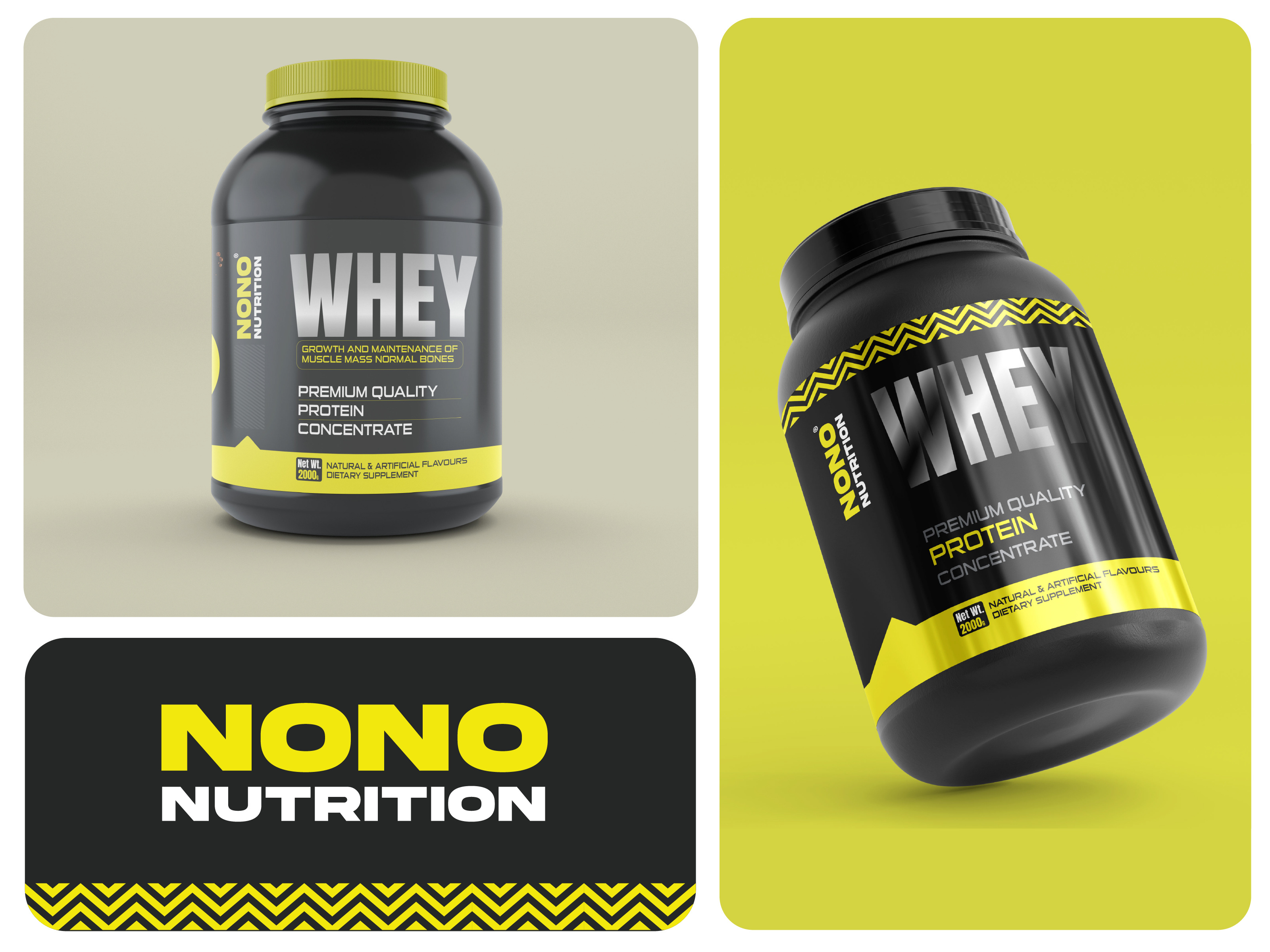 Example of Custom Supplement Label Design 