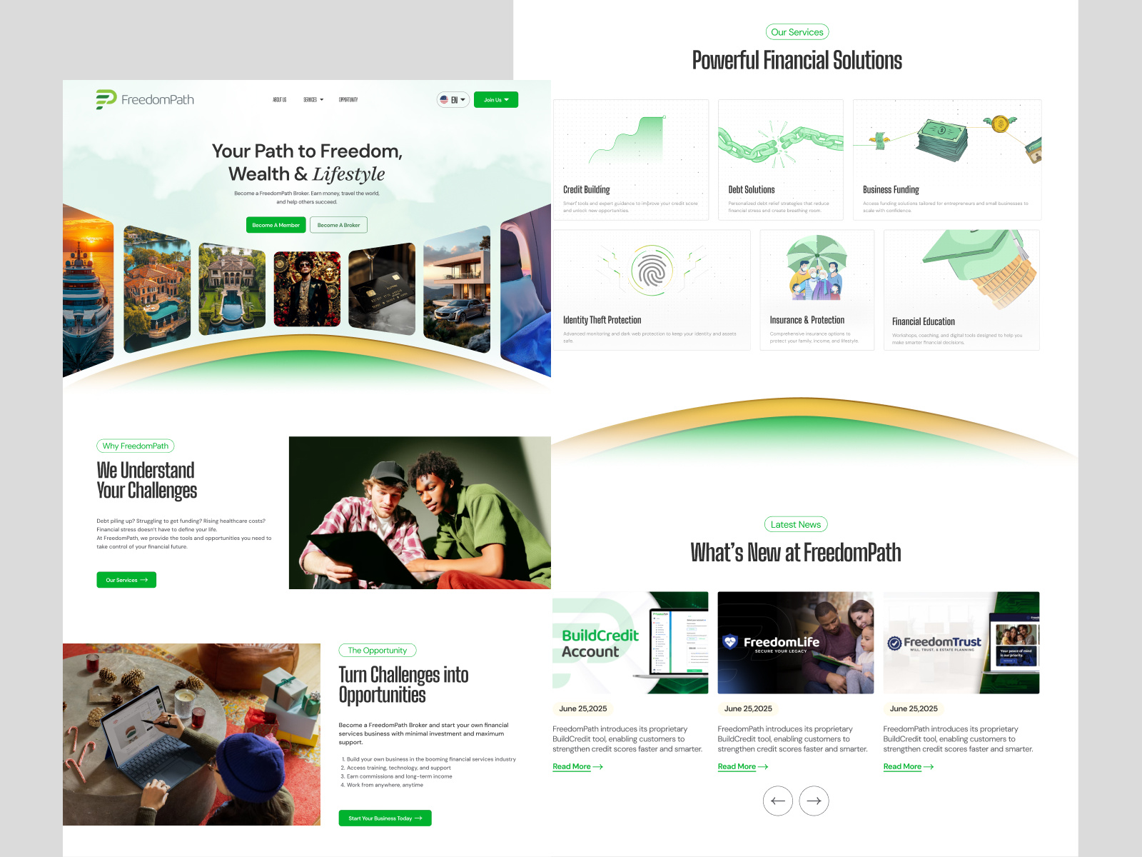 Landing Page Redesign brokers website landing page landing page redesign londing page minimal design modern design redesign website uxui design