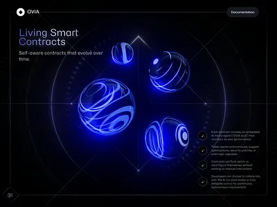 Ovia Ai Smartcontracts Landing page web design 3D Animation 3d 3d animation 3d art blockchain e commerce finance fintech hero hero image hero section homepage icons landing landing page landingpage web web design web3 webdesign