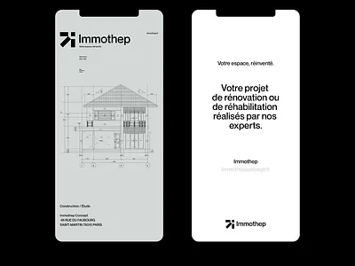 Immothep Concept — ​​​​​​​Brand Strategy agence nantes brand branding design graphic design identity illustration logo ui vector