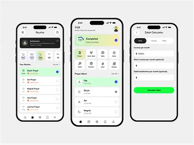 Ramadhan Habit Tracker App UI/UX application design habit tracker islamic app lailatul qadr masjid modern mosque muslim app prayer reminder productivity quran app ramadan ramadan kareem ramadhan ramadhan habit religious app to do trendy zakat app
