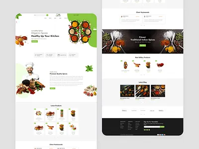 🌿 Organic Spices E-commerce Web Design — By Gree Web Solutions custom online store design fast loading e commerce store food and spices web development healthy food online store herbal product showcase ui herbal products online store natural food e commerce design next.js e commerce development organic grocery website design organic products website ui react.js spices e commerce responsive e commerce layout seo friendly spices website spices shop web design ux design for e commerce wordpress spices website