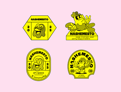 Logo concept for art space 1930s branding cartoon character chicken design graphic design illustration logo mark mascot old cartoon old school sign vintage