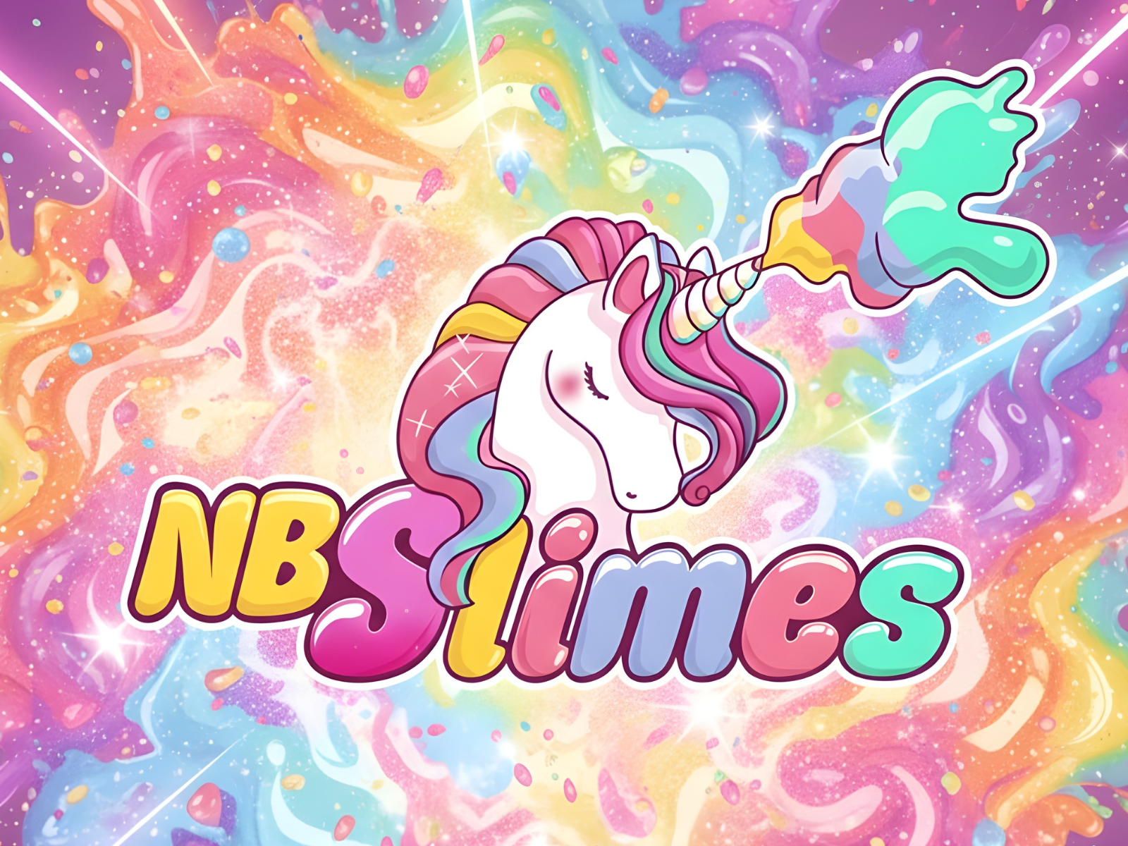 Beautiful Unicorn Logo Design, Animal for Slime Branding beautiful beehaya branding cartoon cartoon logo designer character character design colorful content creation creative logo cute design illustration logo mascot slime unicorn vector