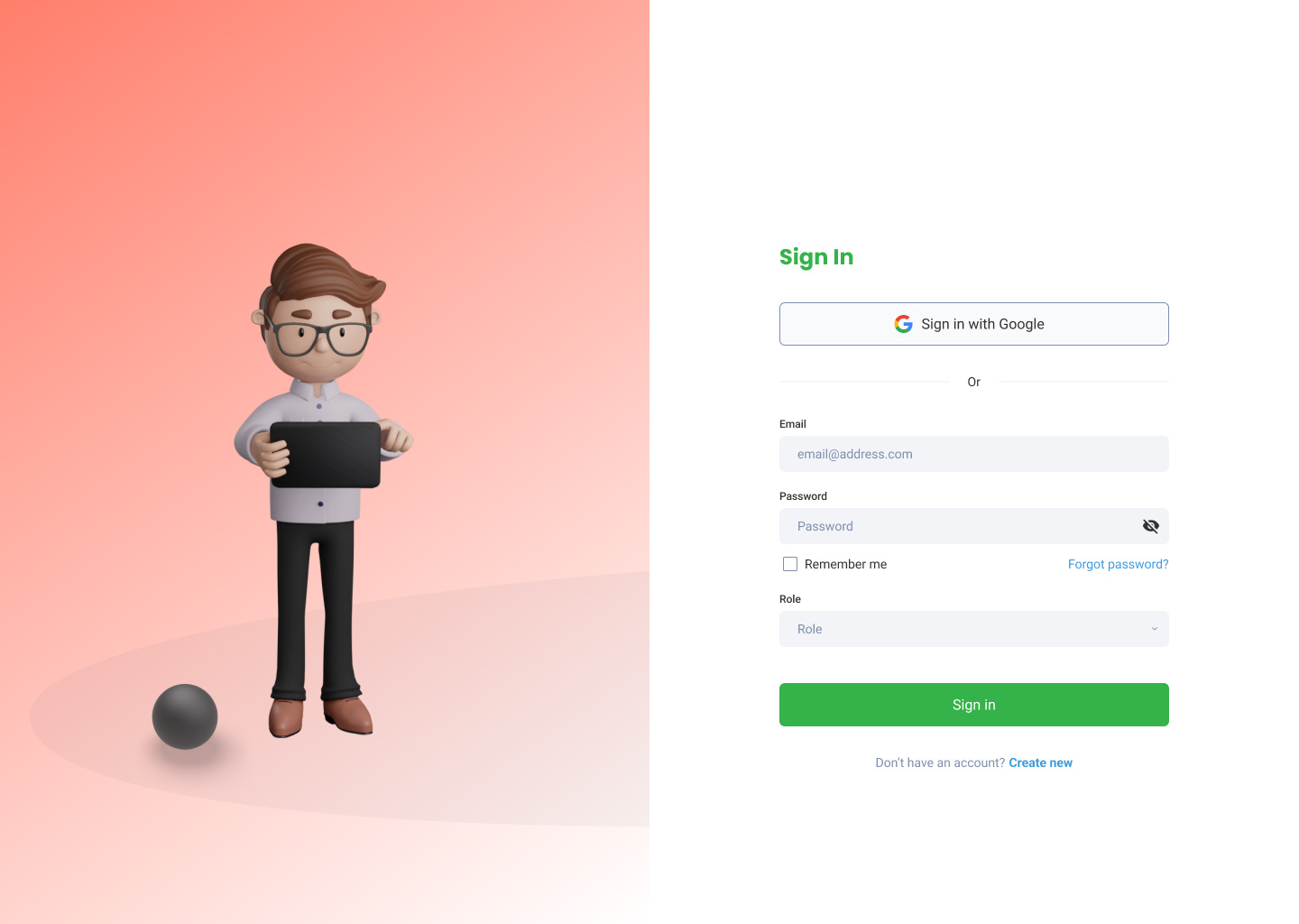 Diagnostic Sign-In Page figma form illustration login sign in simple design ui design ux design