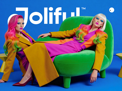 Joliful — Color-Changing Décor for Bold Homes brand identity branddesign brandidentity branding brandingconcept corporate identity design graphic design homedecor logo
