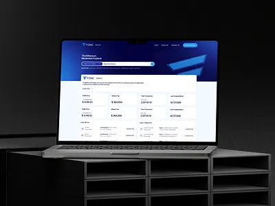 FONE Network — Blockchain Explorer UI Design block chain blockchain ui crypto crypto design crypto explorer dashboard design digital design graphic design interface interface inspiration ui design uiux web design web3