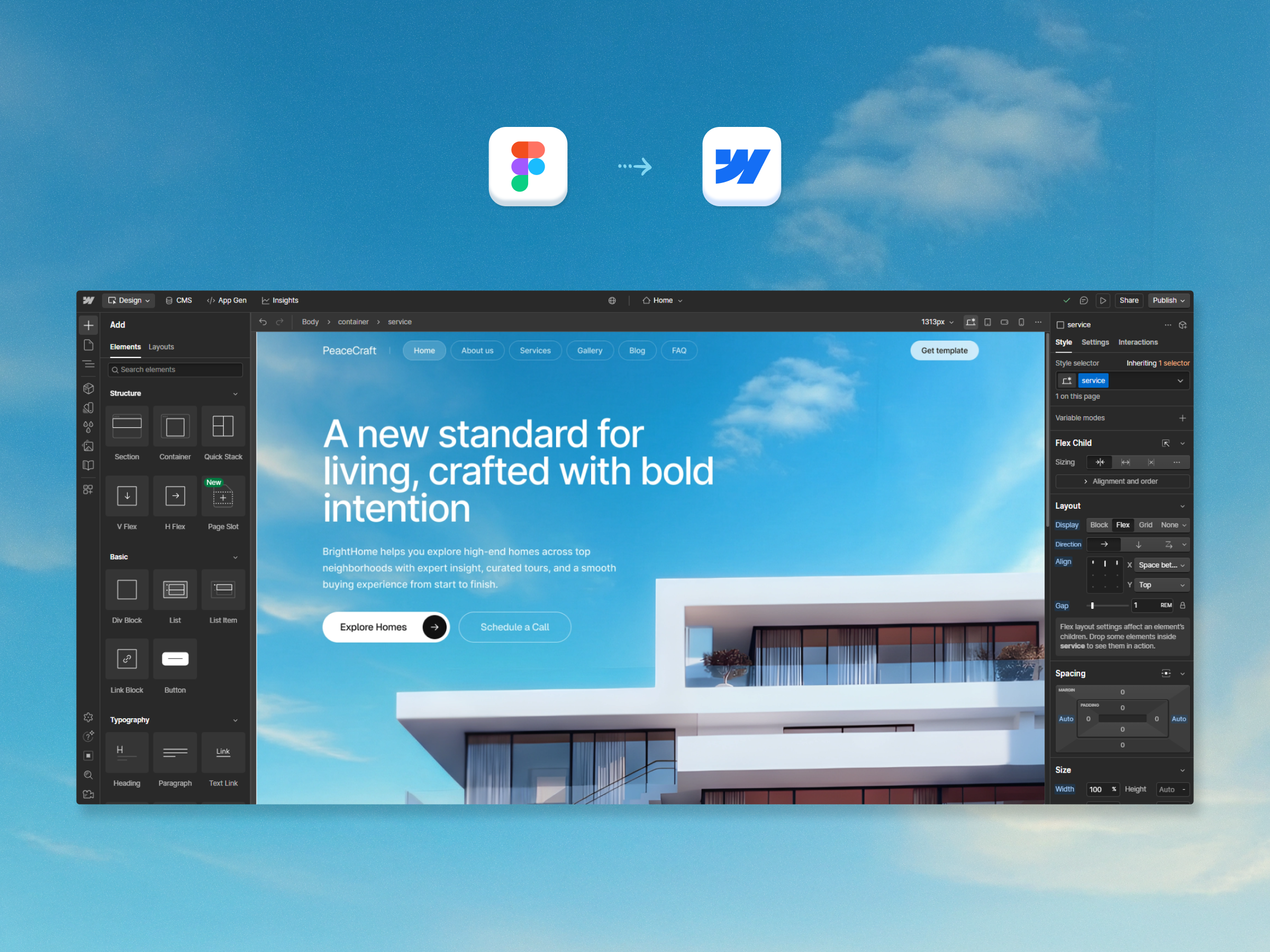 Example of Figma To Webflow Development (3–6 Pages)