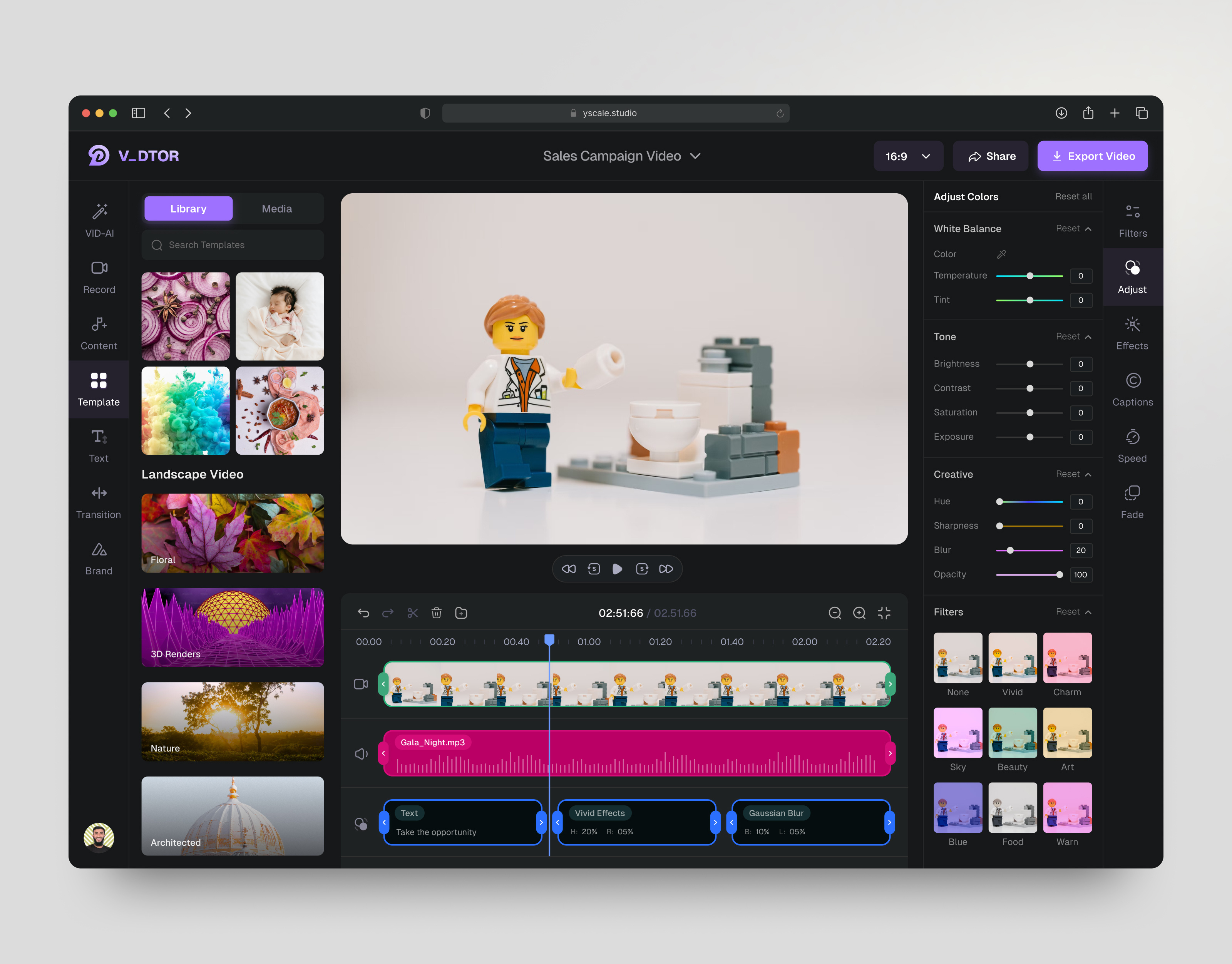 Example of Web Application UI/UX Design