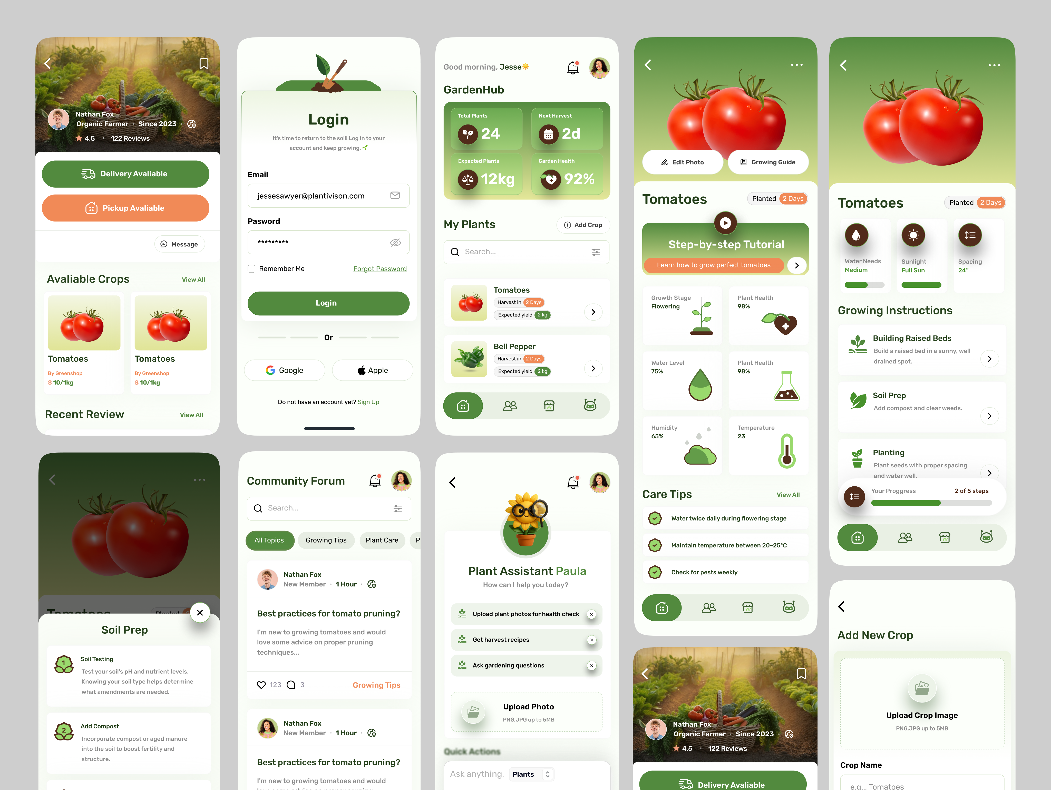 Example of Mobile Apps (Flutter / React Native)