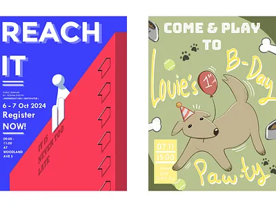 Digital Posters - 2024 design digital art drawing graphic design illustrations