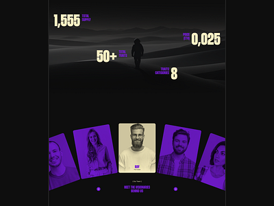 Landing Page — Space Planet NFT animation blockchane crypto graphic design interaction landing landing page madeonwebflow nft team ui ux web web3 webdesign webflow website