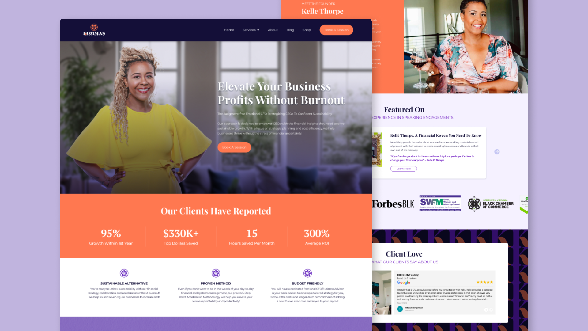 Example of Website Design 